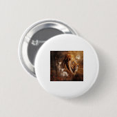 Lion Of Judah Lamb God Cross Jesus Light God Button (Vorne & Hinten)