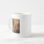 Lion Of Judah Lamb God Cross Jesus Light God  Kaffeetasse (Vorderseite Links)