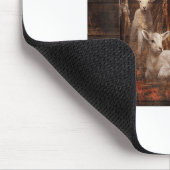 Lion Of Judah Lamb God Cross Jesus Light God Mousepad (Ecke)