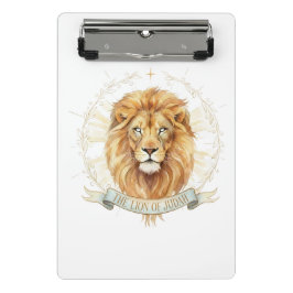 Lion of Judah Mini Clipboard - 6" x 9" Christian  Klemmbrett