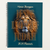 Lion of Judah Personalisierter Textplaner Planer (Vorderseite)