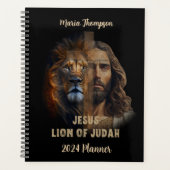 Lion of Judah Personalisierter Textplaner Planer (Vorderseite)