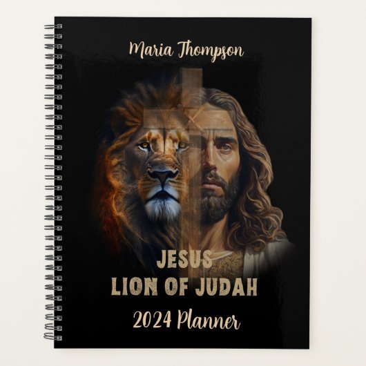 Lion of Judah Personalisierter Textplaner Planer (Vorderseite)