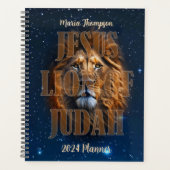 Lion of Judah Personalisierter Textplaner Planer (Vorderseite)