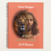 Lion of Judah Personalisierter Textplaner Planer (Vorderseite)