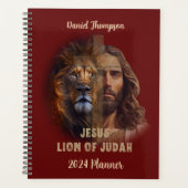 Lion of Judah Personalisierter Textplaner Planer (Vorderseite)