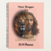 Lion of Judah Personalisierter Textplaner Planer (Vorderseite)