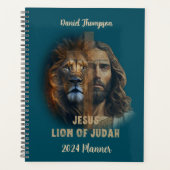 Lion of Judah Personalisierter Textplaner Planer (Vorderseite)