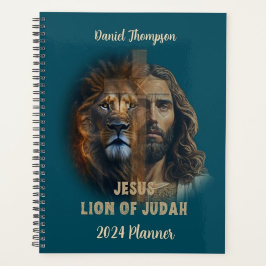 Lion of Judah Personalisierter Textplaner Planer (Vorderseite)