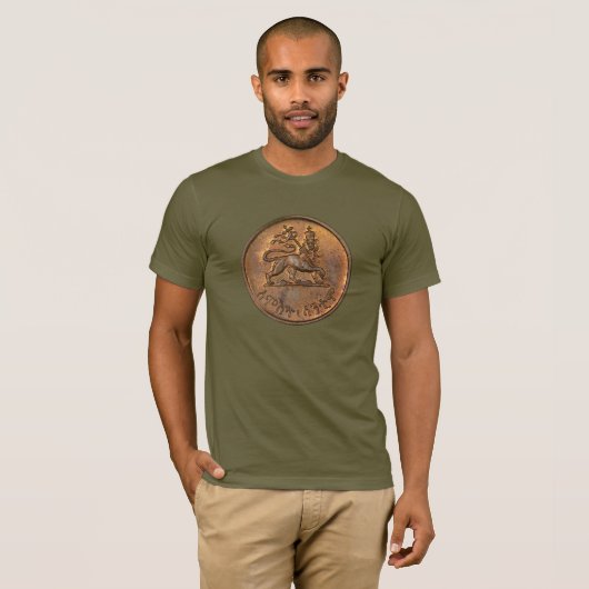 Lion of Judah -  Rasta Jah Army - Reggae Shirt (Vorne ganz)