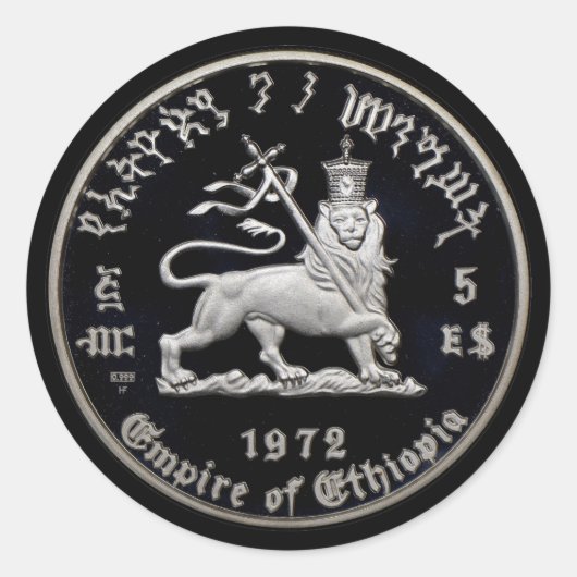 Lion of Judah - Rasta - Jah Rastafari Sticker (Vorderseite)