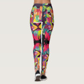 Lion of Judah - Rasta Poly - Power Yoga Leggings (Rückseite)