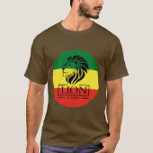 Lion of Judah - Rasta Reggae Flag - Shirt (Vorderseite)