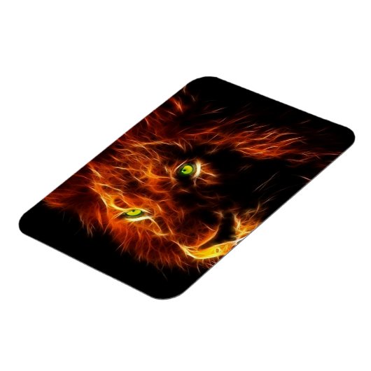 Lion of Judah - Rastafara - Reggae Rasta Magnet (Linke Seite)