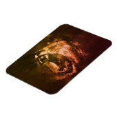 Lion of Judah - Rastafara - Reggae Rasta Magnet (Linke Seite)