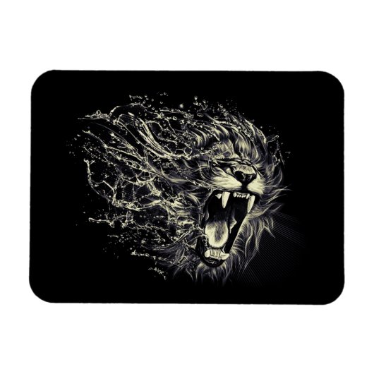 Lion of Judah - Rastafara - Reggae Rasta Magnet (Horizontal)