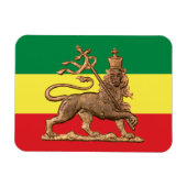 Lion of Judah - Rastafara - Reggae Rasta Magnet (Horizontal)