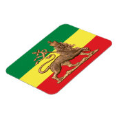 Lion of Judah - Rastafara - Reggae Rasta Magnet (Linke Seite)