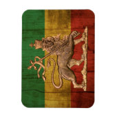 Lion of Judah - Rastafara - Reggae Rasta Magnet (Vertikal)
