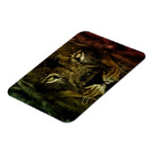 Lion of Judah - Rastafara - Reggae Rasta Magnet (Linke Seite)