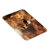 Lion of Judah - Rastafara - Reggae Rasta Magnet (Rechte Seite)