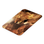 Lion of Judah - Rastafara - Reggae Rasta Magnet (Linke Seite)