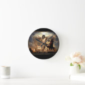 Lion of Judah Runde Wanduhr (Zuhause)