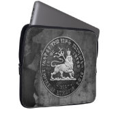 Lion of Judah Selassie Rasta Reggae Africa Roots Laptopschutzhülle (Vorne Rechts)