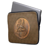 Lion of Judah Selassie Rasta Reggae Africa Roots Laptopschutzhülle (Vorderseite Links)