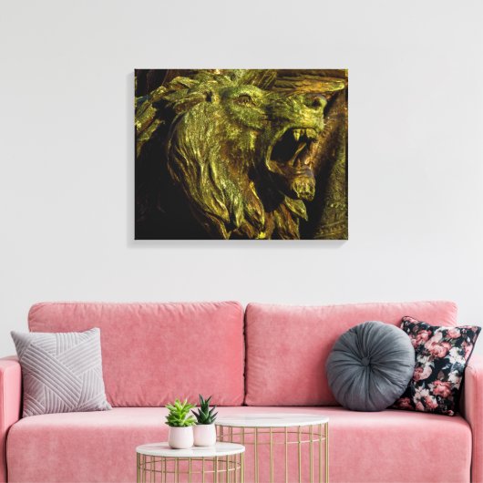 LION OF JUDAH Stretched Leinwand Art (Insitu (Wohnzimmer))
