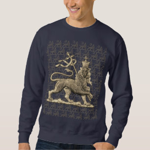 Lion of Judah Sweatshirt Jah Army Haile Selassie
