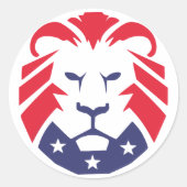 Lion of Patriots Sticker (Vorderseite)