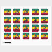Lion of Zion - Haile Selassie - Rastafari Sticker (Blatt)