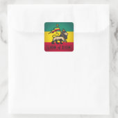 Lion of Zion - Haile Selassie - Rastafari Sticker (Tasche)