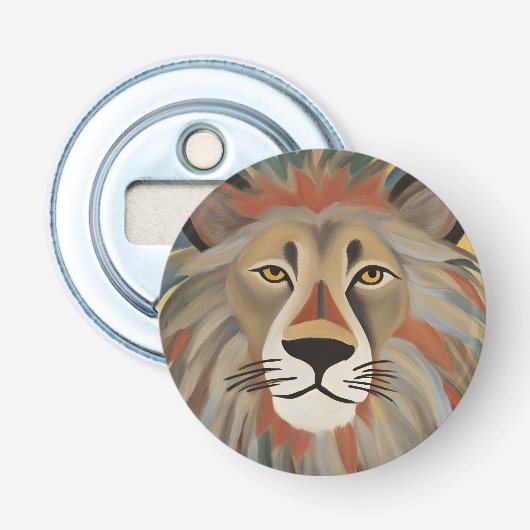 Lion Painting Flaschenöffner (Vorderseite)