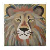 Lion Painting Fliese (Vorderseite)