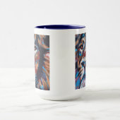 Lion Painting - Gift for Animal Lovers Tasse (Zentrum)