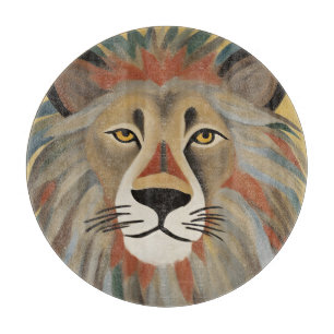 Lion Painting Schneidebrett