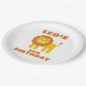 Lion Pappteller (Schrägansicht)