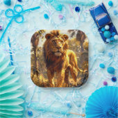 Lion Pappteller (Party)