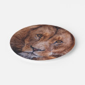 Lion Pappteller (Schrägansicht)