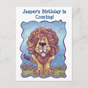 Lion Party Center Ankündigungspostkarte