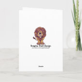 Lion Party Center Dankeskarte (Rückseite)