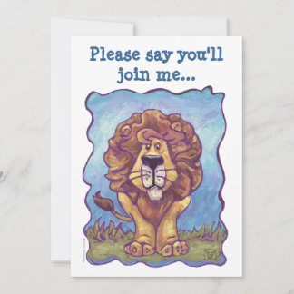 Lion Party Center Einladung