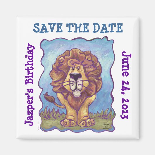 Lion Party Center Magnet (Vorne)