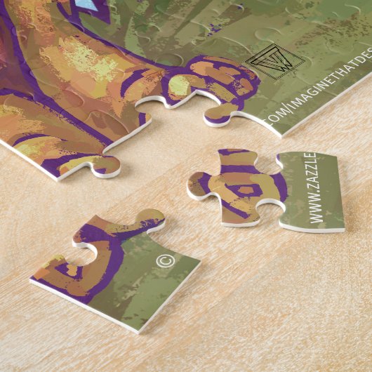 Lion Party Center Puzzle (Seite)