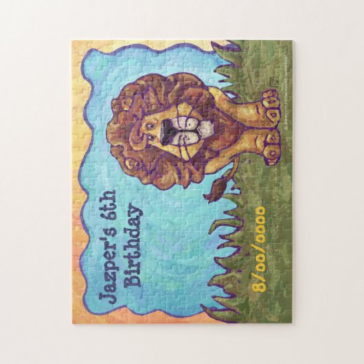 Lion Party Center Puzzle (Vertikal)