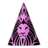 Lion Party Hat-Pink Partyhütchen (Vorderseite)
