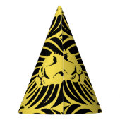Lion Party Hat-Yellow Partyhütchen (Rückseite)