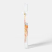 Lion Pastel Blume Safari Watercolor Savannah Cat iPhone Hülle (Linke Seite)